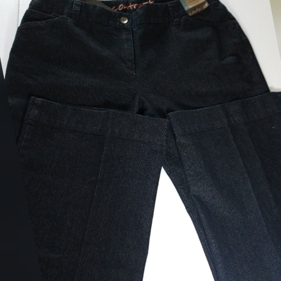 NWT Contrast  by Reitmans plus wide leg denim - Picture 1 of 7